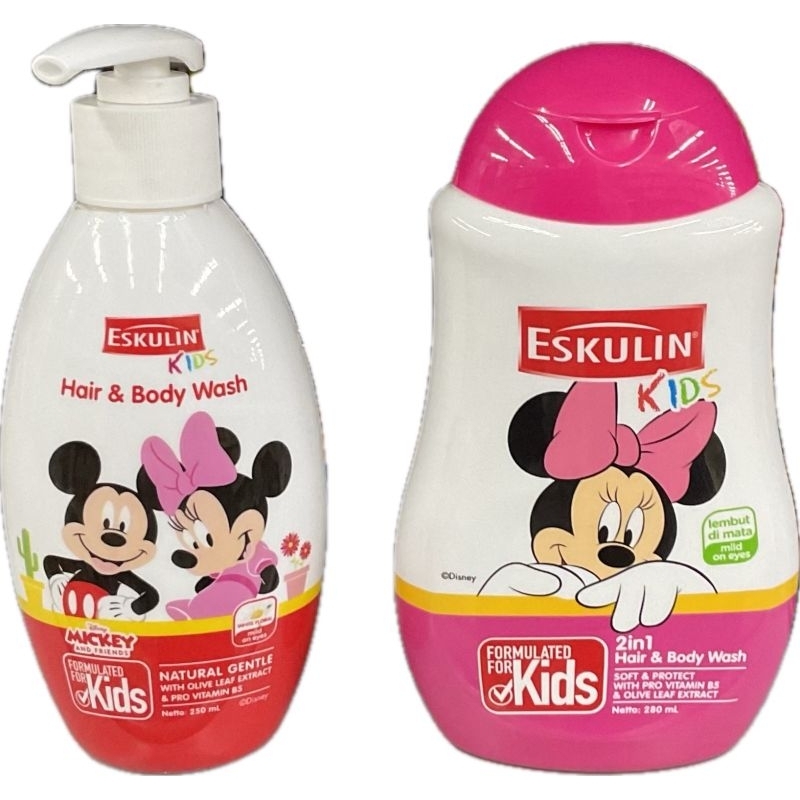 ESKULIN HAIR and BODY WASH sabun dan shampoo anak sabun cair 2in1