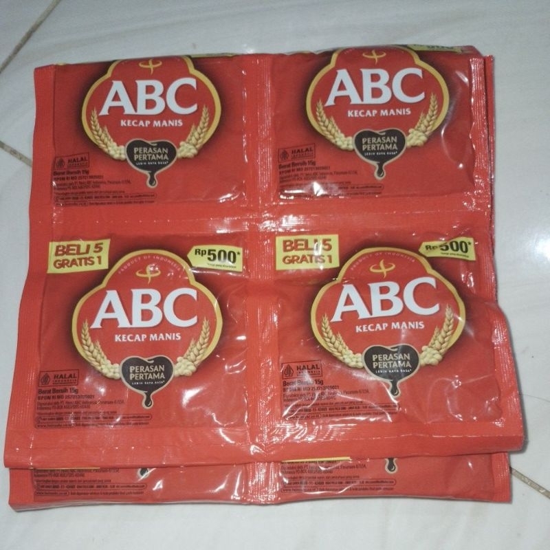 

kecap ABC renteng 24sachet 500an