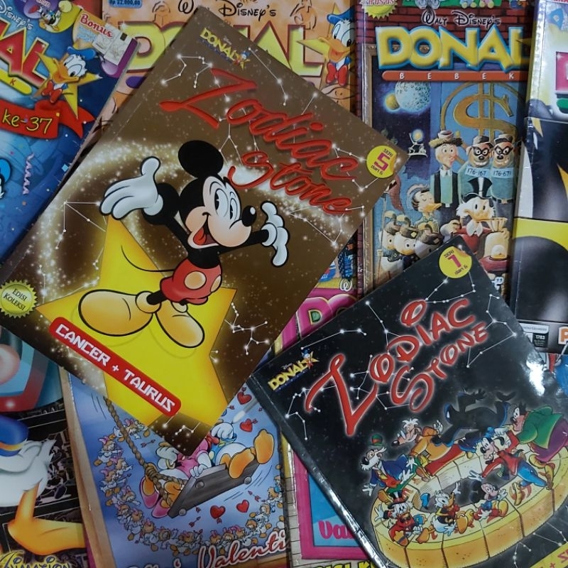 Buku Original • Donal Bebek Edisi Khusus - Majalah Anak Donal Bebek Edisi Ulang Tahun / Zodiac / Tal