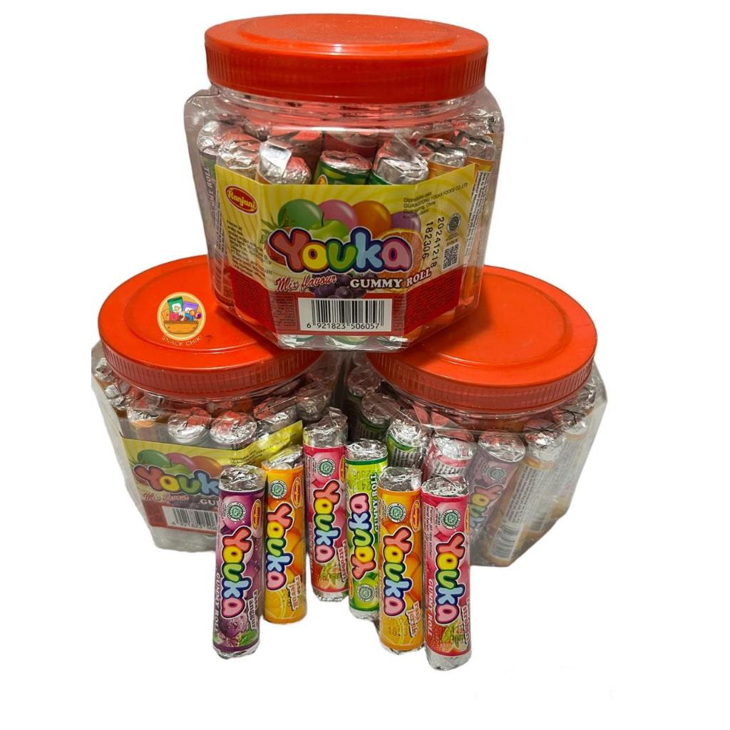 

YOUKA GUMMY ROLL TOPLES ISI 30 X 16GR