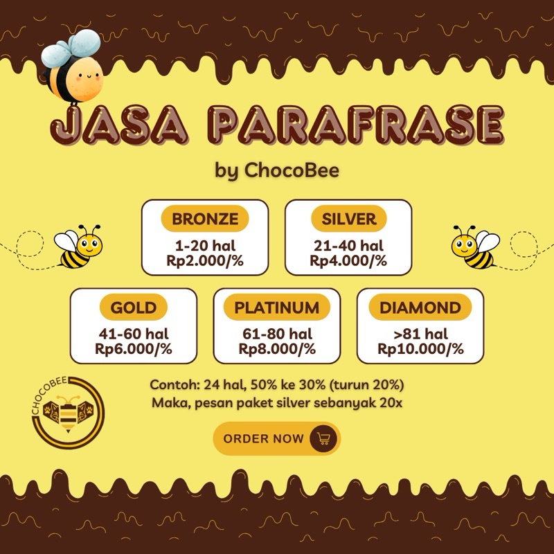 JASA PARAFRASE | PARAFRASE MANUAL | FREE REVISI