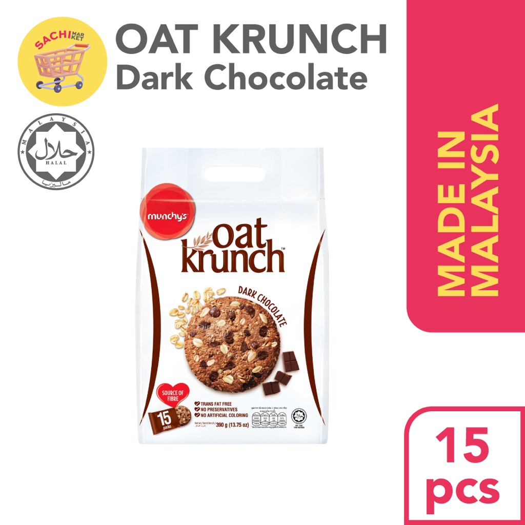 

MUNCHYS OAT KRUNCH DARK CHOCOLATE / MUNCHYS OAT KRUNCH COKLAT(15pcs)