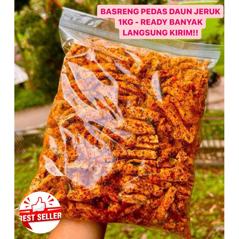 

BASRENG PEDAS DAUN JERUK CEMILAN BASRENG VIRAL KEMASAN 1KG MURAH CIMOL DAUN JERUK USUS CRISPY BASRENG ORIGINAL BASRENG PEDAS PEDES DAUN JERUK BASRENG SEKILO BASRENG ORIGINAL BASRENG GURIH JAJANAN BANDUNG JAJAN SNACK