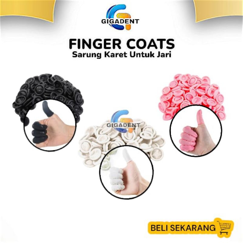 FINGER COAT / COT / COATS / COTS / SARUNG JARI TANGAN KARET