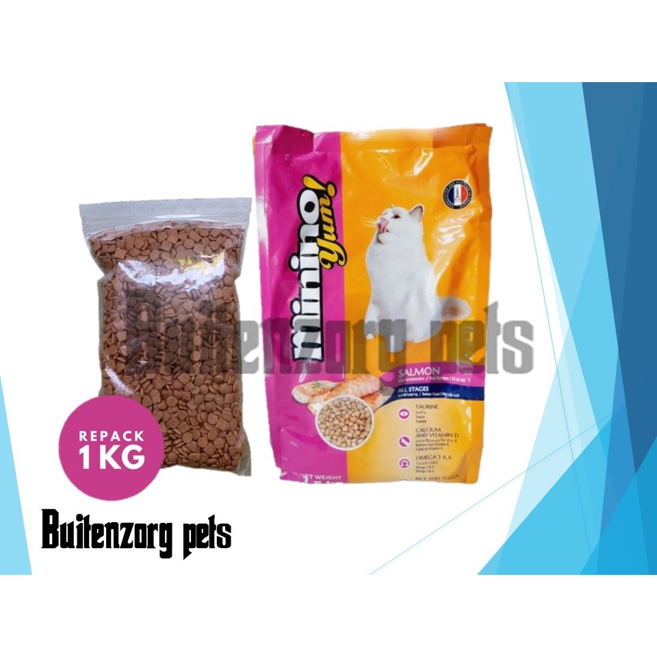 Makanan Kucing Minino Yum Salmon 1kg