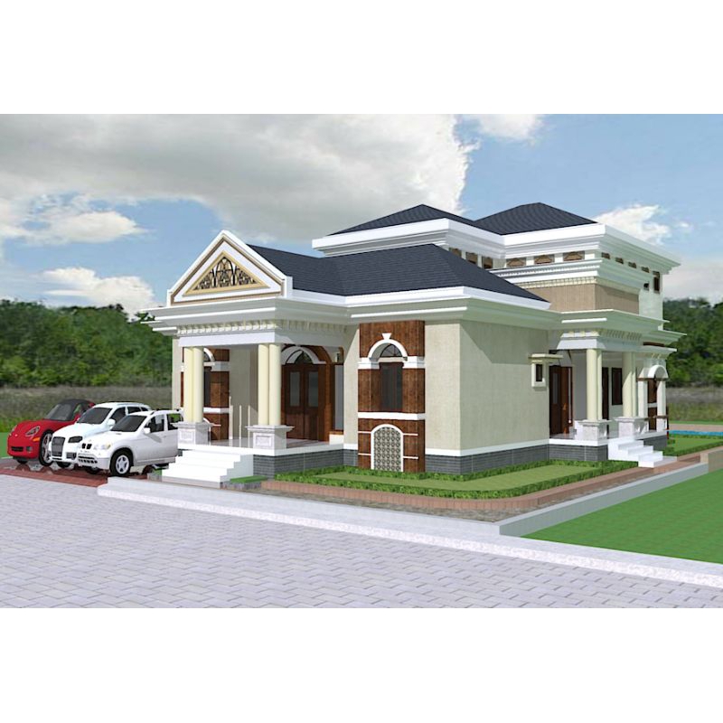 RUMAH KLASIK MODERN. PAKET DESAIN RUMAH SIAP BANGUN.Jasa desain rumah klasik, jasa gambar bangunan, 