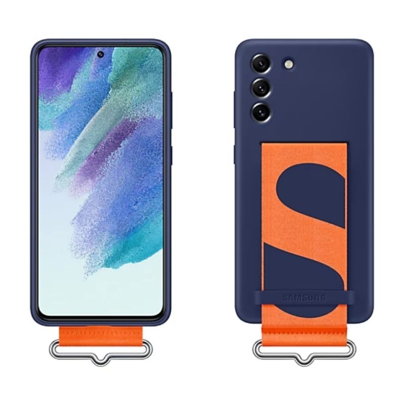 Samsung Galaxy S21 FE 5G Original Silicone Strap Case Casing Silikon Cover Silicon S21FE