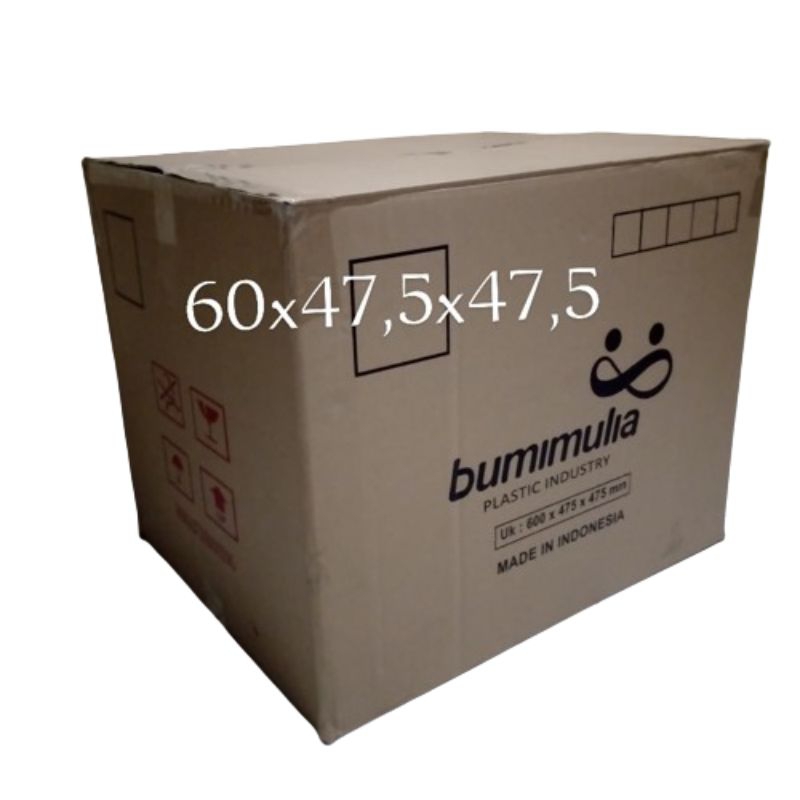 

Kardus Bekas/Besar/Tebal satu layer ukuran 60x47,5x47,5 cm Untuk packing Pindahan dll