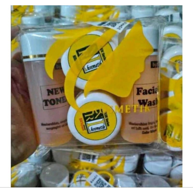 Paket Cream Nrl K. Lama yang kemasan putih Original mengglowingkan wajah memutihkn wajah flek merata