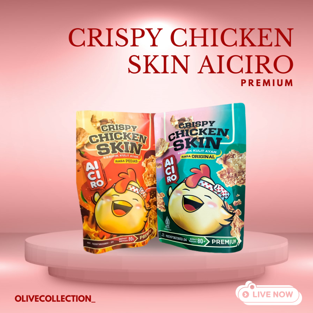 

AICIRO CRISPY CHICKEN SKIN / AICIRO KRIPIK KULIT AYAM KRISPI