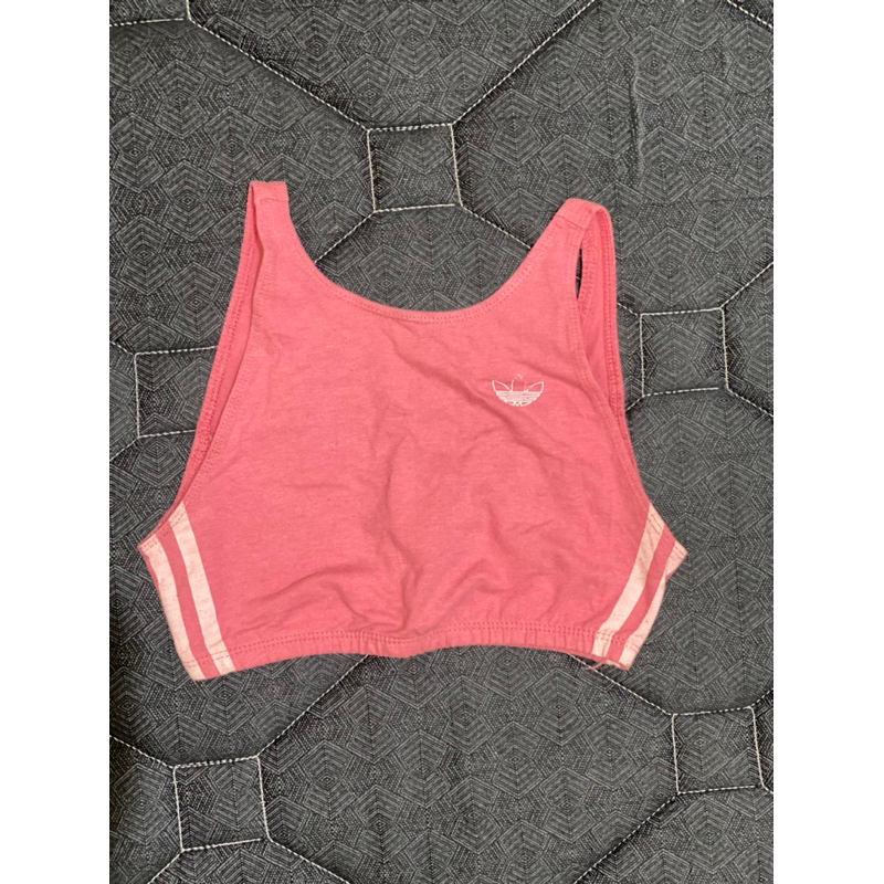 Preloved Adidas Original Bra Top / Pink Sports Bra Adidas