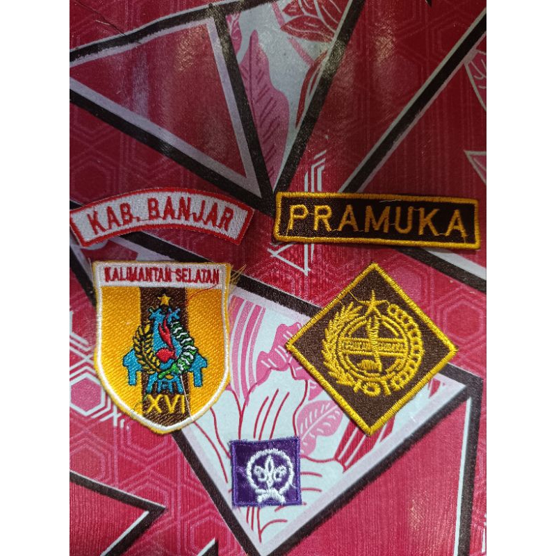 Atribut Pramuka Sd / Smp // Lambang Baju Pramuka