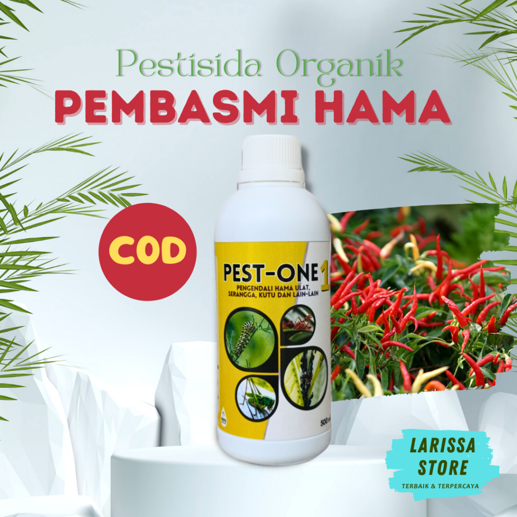 Pest One Pestisida Herbisida Fungisida Organik Cair Obat Hama untuk Semua Tanaman