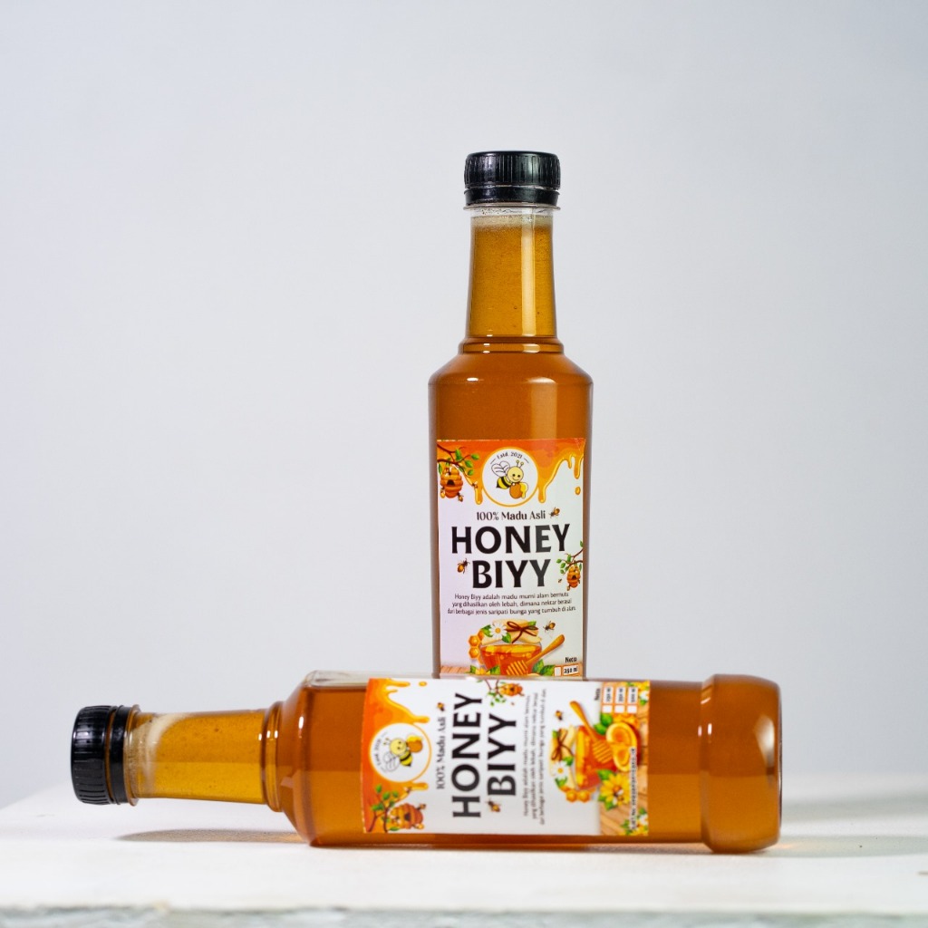 

HONEY BIYY | 350 ML MADU LEBAH (Tawon) 100% Pure Honey MADU ASLI DAN MURNI TANPA CAMPURAN APAPUN