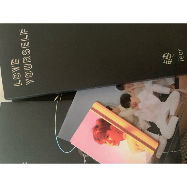 preloved album bts tear include pc jimin