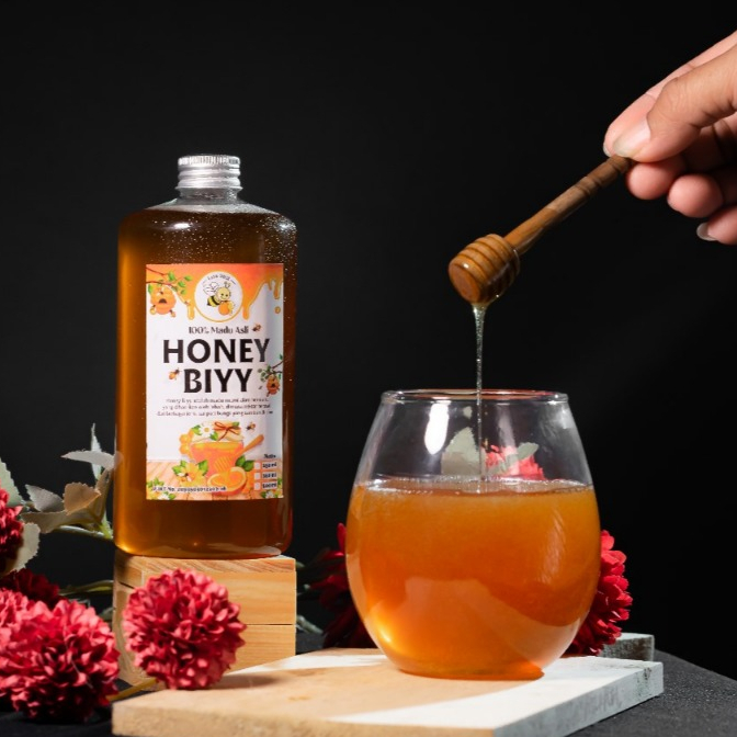 

HONEY BIYY | 500 ML MADU LEBAH (Tawon) 100% Pure Honey MADU ASLI DAN MURNI TANPA CAMPURAN APAPUN