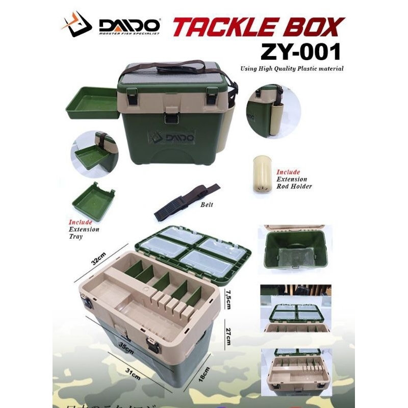 TACKLE BOX DAIDO ZY 001 / BOX PANCING