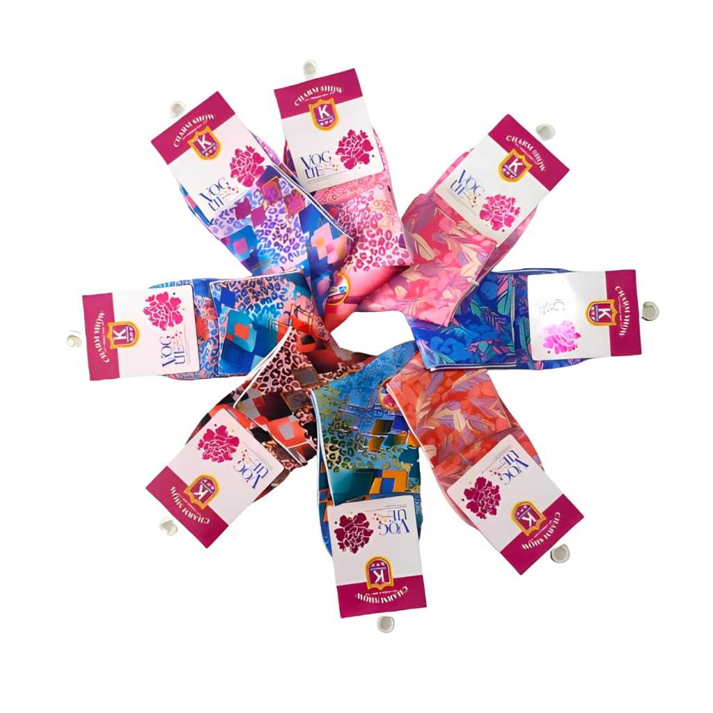 Kaos Kaki Printing Import Wanita/Female Sock Vogue