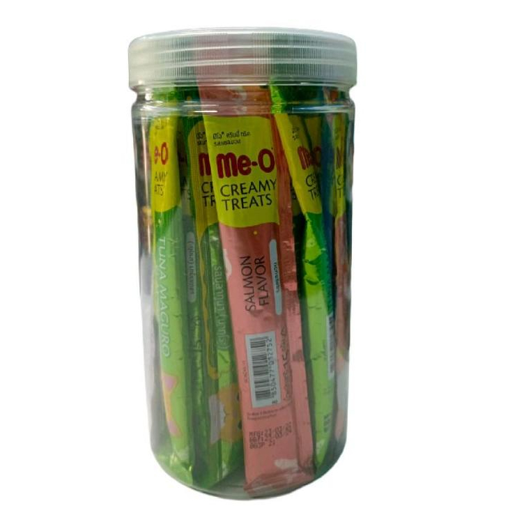 Meo Creamy Treats 1 Toples isi 30 Mix - Snack Kucing 1 Toples