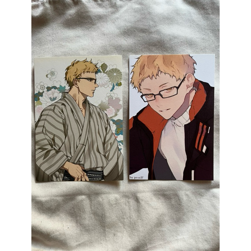 tsukishima kei haikyuu postcards