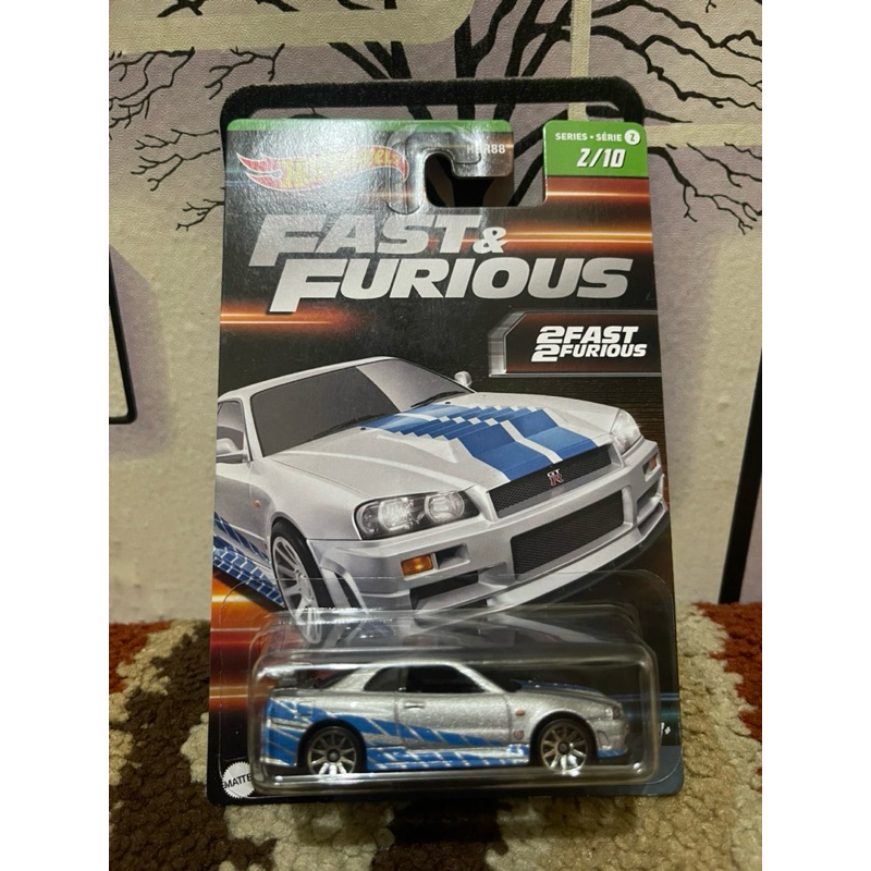Hotwheels FNF nissan skyline gtr R34