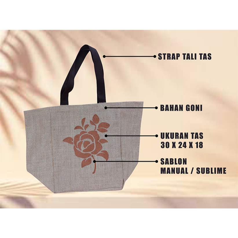 Tas Bahan Goni (Design Custom)
