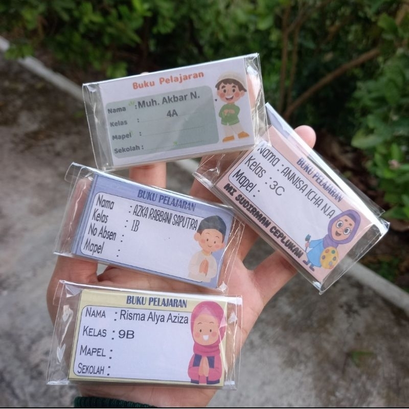 

Request Stiker Nama Mapel Tempel Buku ( isi 20 pcs)