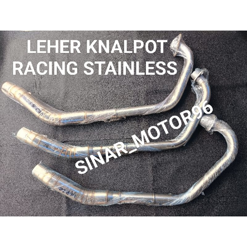 LEHER SAMBUNGAN KNALPOT RACING STAINLESS CB NEW LED CB150 R CBR VERZA CB LAMA KARISMA SUPRA X125 HIG