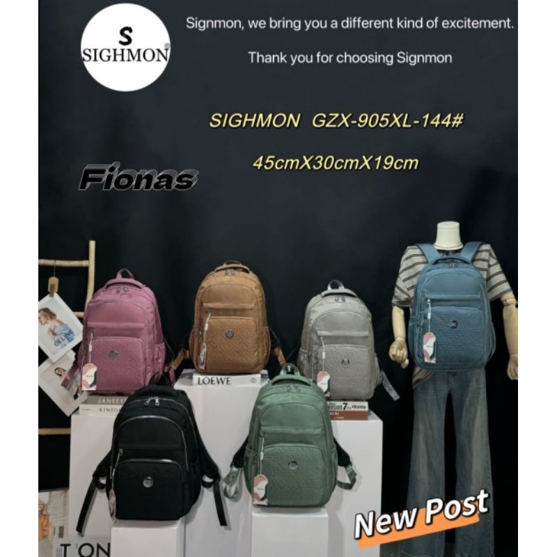 TAS RANSEL SIGHMON JUMBO UKURAN XL ORI IMPORT