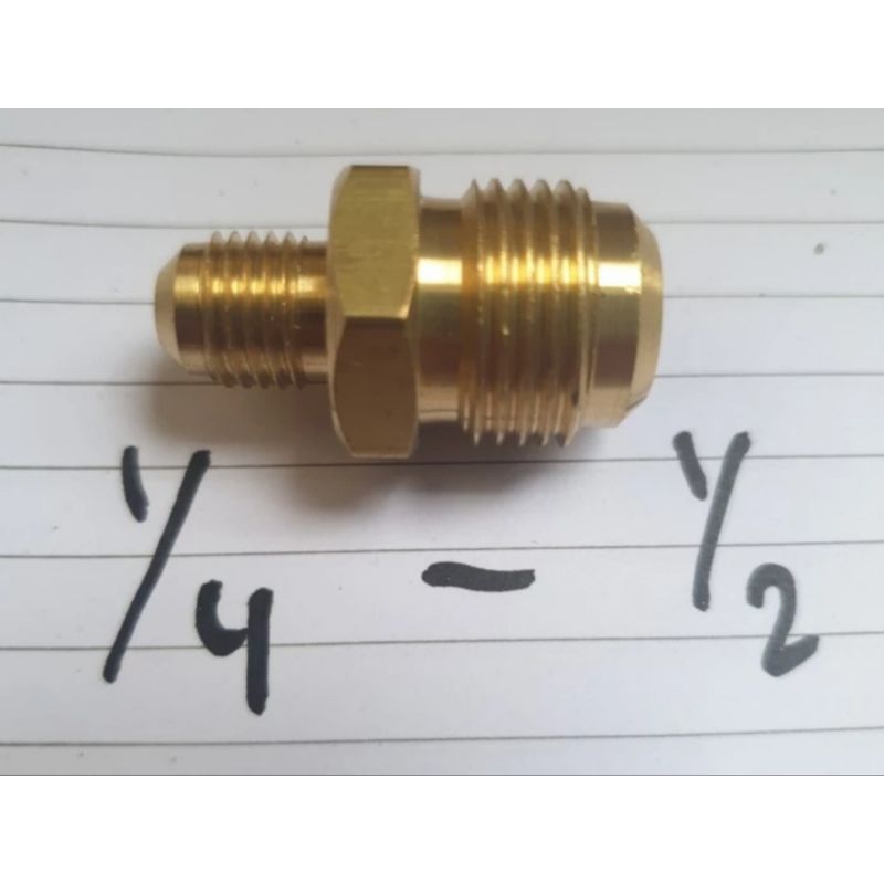 Konektor Reduser Pipa AC 1/4 x1/2