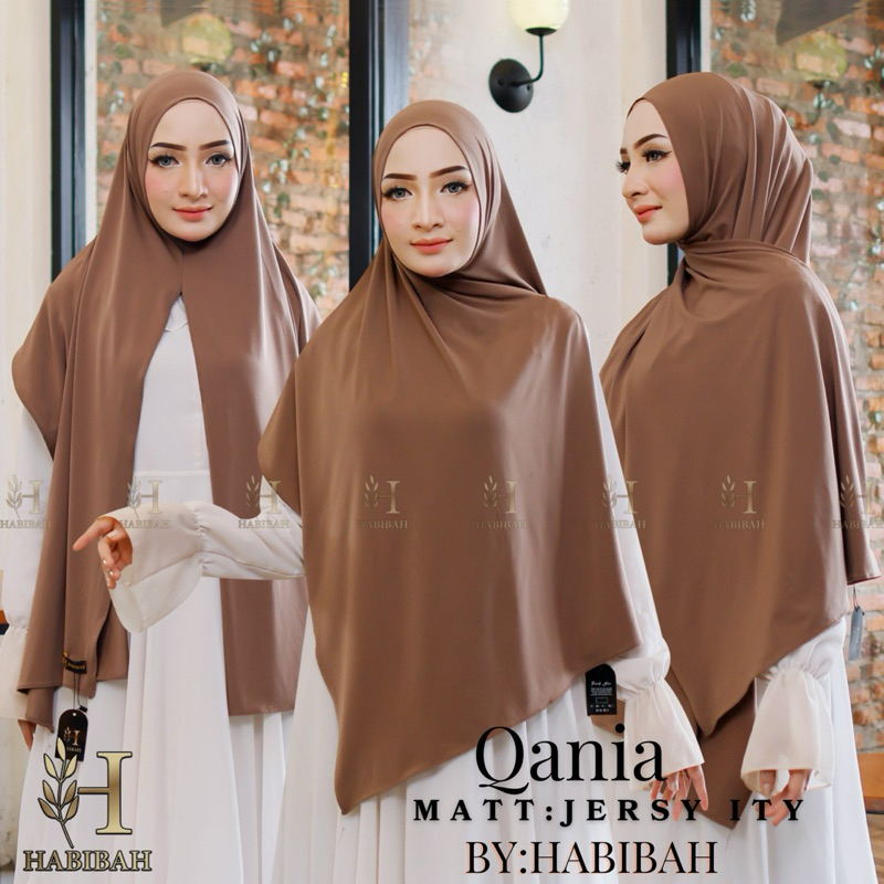 Pashmina Instan Jersey | Hijab instan | Habibah hijab~Qania |Pashmina Jersey |Pashmina Instan Jersey