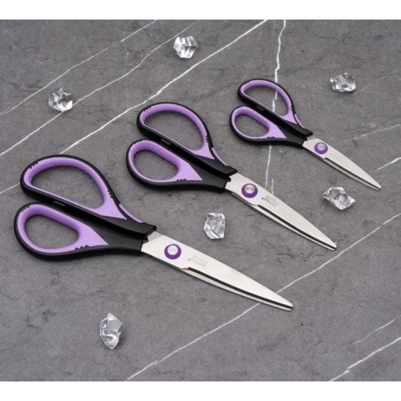 

Joyko Gunting SC - 33 / SC - 34 / SC - 35 / Gunting kertas Besar, gunting sedang, gunting kecil / scissor Non slip grip purple