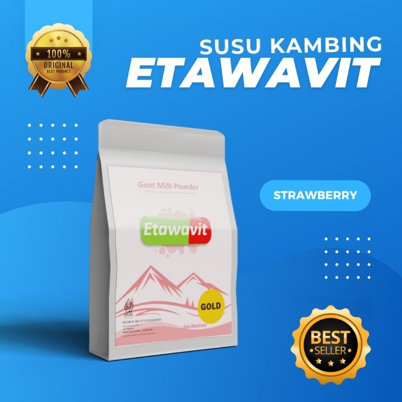 

Susu Kambing Etawavit Strawberry