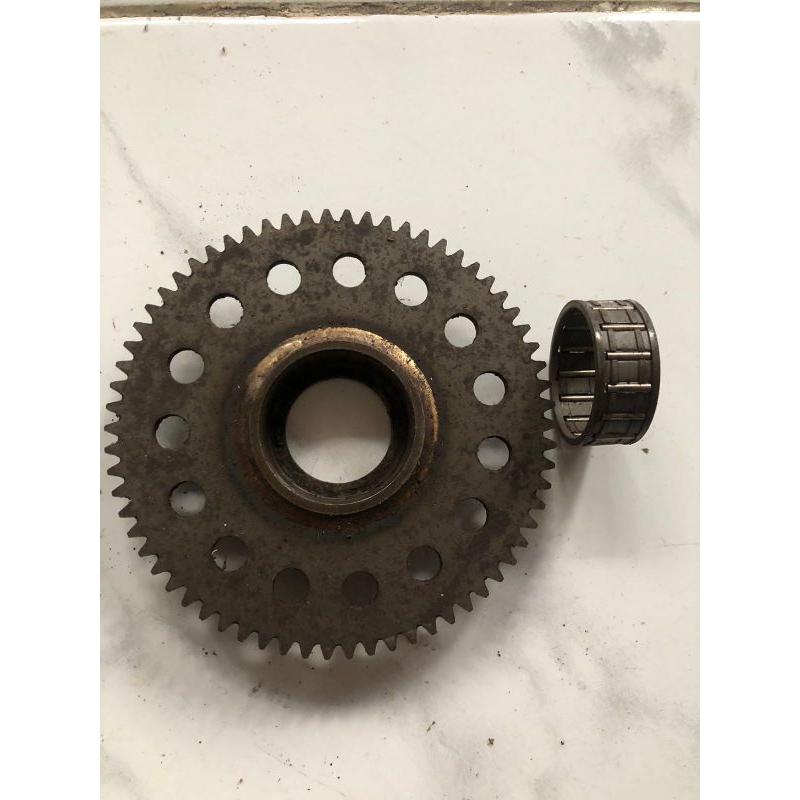 Gigi penghantar double stater besar fizr f1zr f1z r fiz r set bearing bambu original copotan utuh