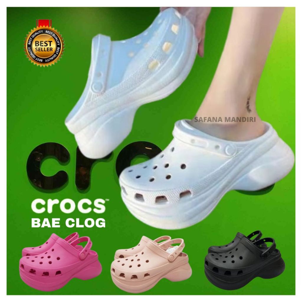 Sandal Wanita Crocs Original Classic Bae Clog High