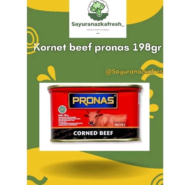 

Kornet Beef pronas [±198gr]