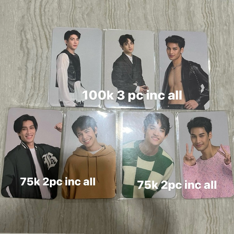 [BISA COD] READY PC PHOTOCARD OFFICIAL KINNPORSCHE SENDOFF PC KUE BARCODE JOB BAS PC MAMBA BUILD BAR