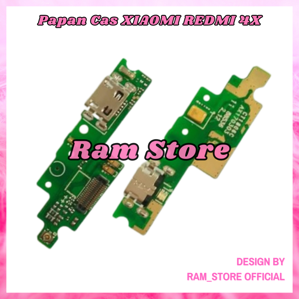 Konektor Cas Board Hp XIAOMI REDMI 4X Connector Conektor Flexible Papan Charger