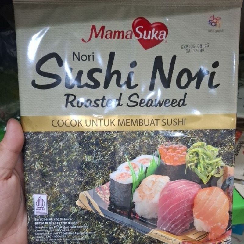 

Sushi Nori 10lbr 20gr