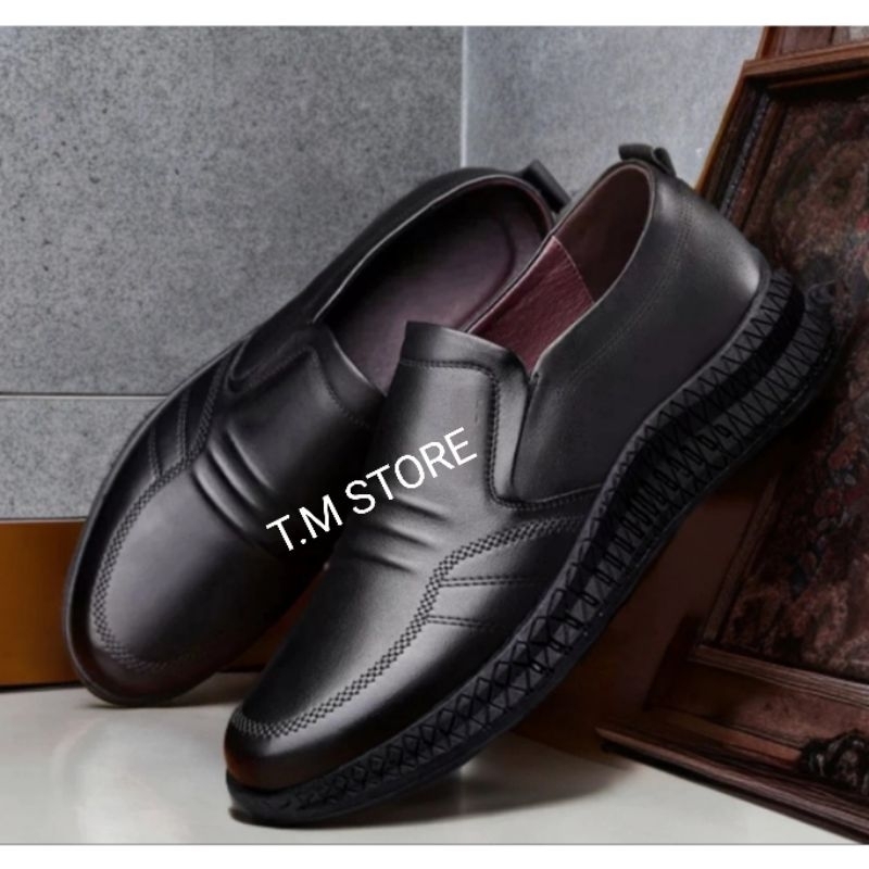 Sepatu Pantofel Pria formal Sepatu Pria Slip On Formal Kerja Kantor