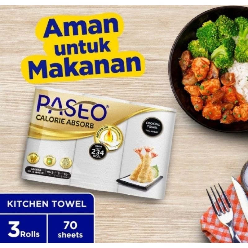 Paseo Kitchen Towel 3pc Tisue dapur
