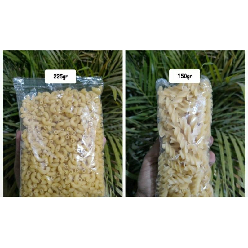 

makroni mentah /spiral mentah