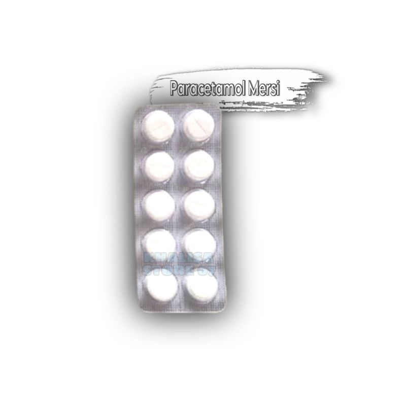 Paracetamol Mersi Isi 10 Tablet / Paracetamol