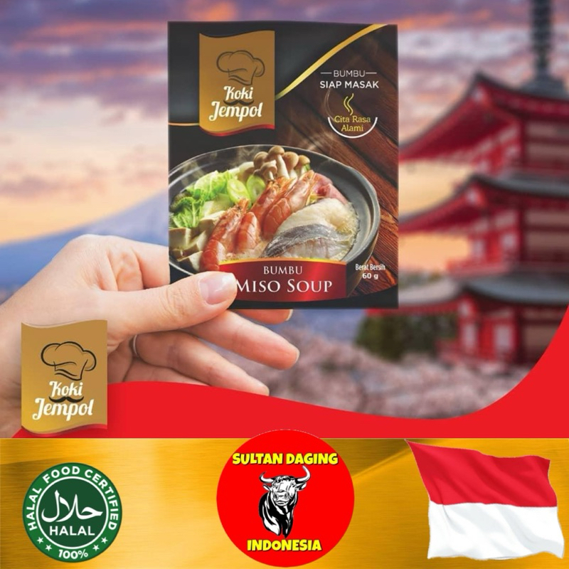 BUMBU MISO SOUP 60 GRAM KOKI JEMPOL/ BUMBU MISO SOUP JEPANG/ BUMBU MISO SOUP JEPANG JALAL/ BUMBU MIS