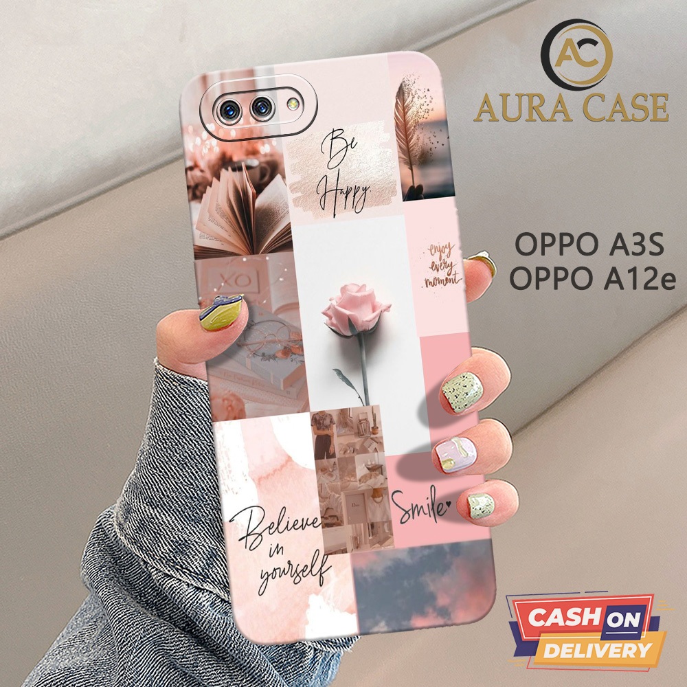 AURA CASE - Softcase OPPO A3S / OPPO A12E - AESTHETIK Case - Case OPPO A3S / OPPO A12E - Casing Hp O