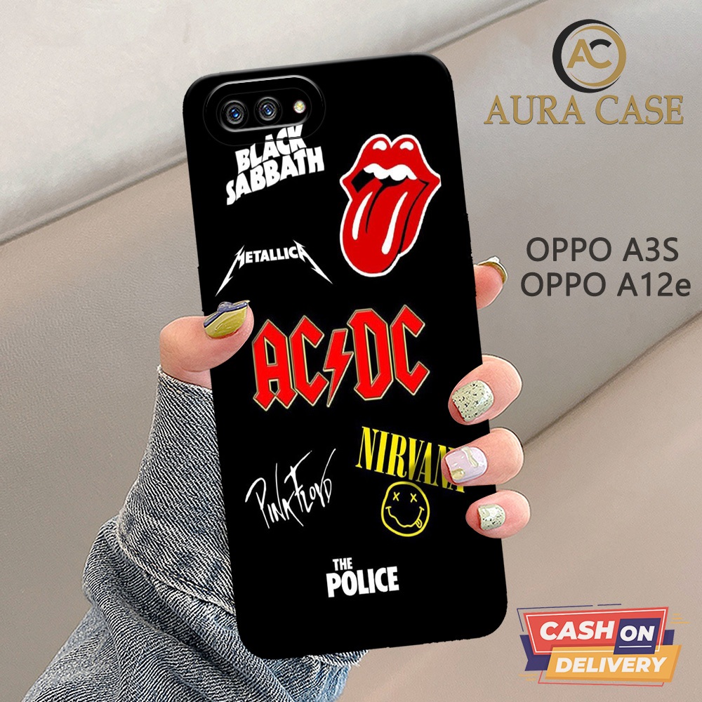 AURA CASE - Softcase OPPO A3S / OPPO A12E - BAND Case - Case OPPO A3S / OPPO A12E - Casing Hp OPPO A