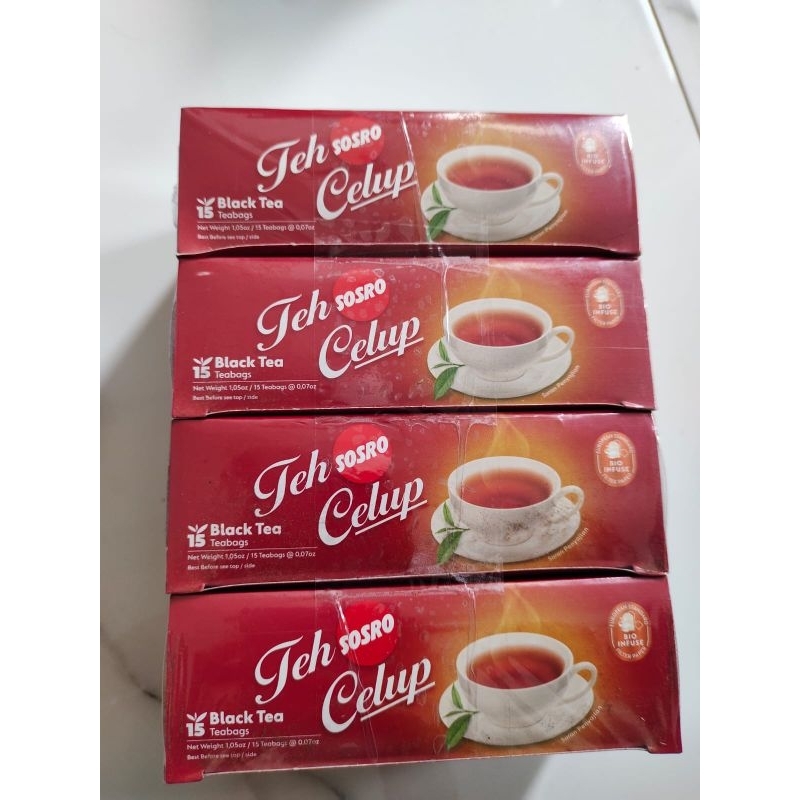 

4 box teh celup Sosro | teh celup | teh asli