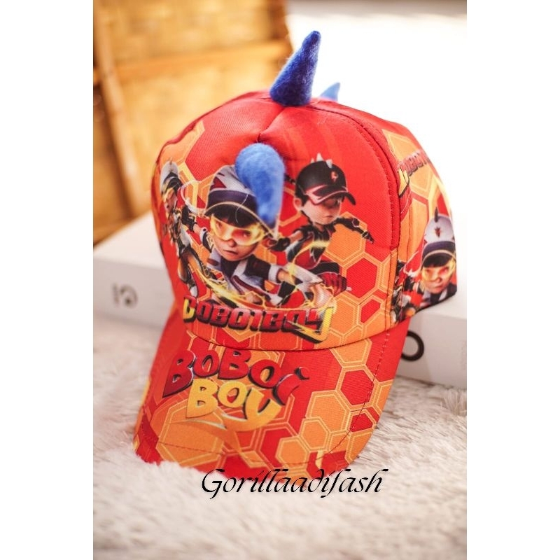 TOPI ANAK BOBOIBOY LAKI LAKI//TOPI BOBOIBOY TANDUK//TOPI ANAK MURAH//TOPI BASEBALL ANAK