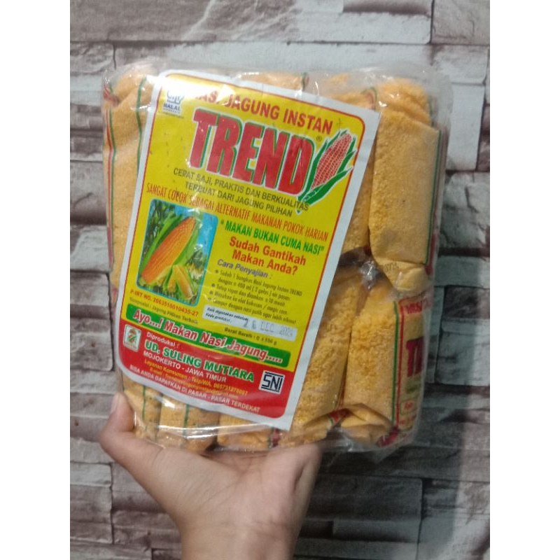 

Ampok Jagung Instan Trend dan Bima 1 pack 1.5 kg (10 bungkus x 150 gram)