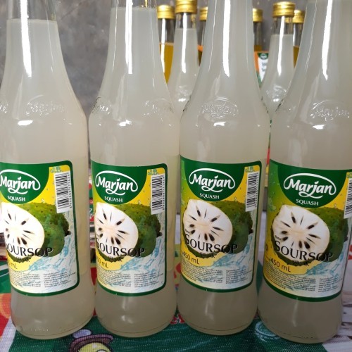 

(INSTANT ONLY) MARJAN SQUASH SIRSAK SOURSOP 450 ML SIRUP SYRUP BOTOL